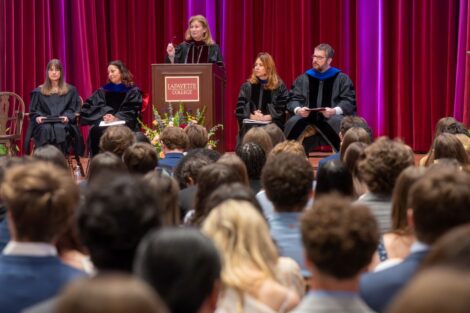 Lafayette College's 2026 All-College Honors Convocation | Photo by Michael Kubel