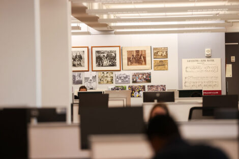 Between the presentations, attendees experienced a variety of related exhibits, including historical photos.
