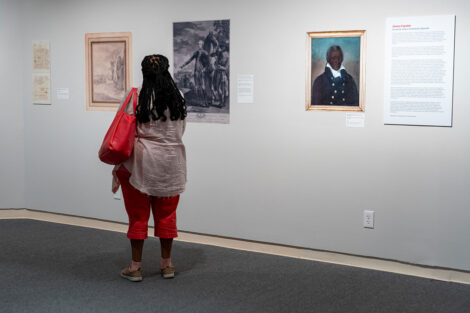 Between the presentations, attendees experienced a variety of related exhibits, including historical artwork. Photos by JaQuan Alston and Ashli Truchon Novak