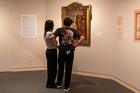 Between the presentations, attendees experienced a variety of related exhibits including artwork. Photos by JaQuan Alston and Ashli Truchon Novak
