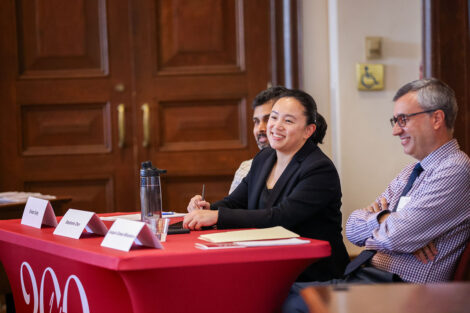 The symposium featured six panels with 20 faculty and academic staff representing more than 10 departments and programs, reflecting Lafayette’s liberal arts strengths. Photos by JaQuan Alston and Ashli Truchon Novak