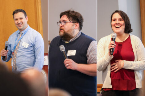 Faculty panel 3: Adam Biener, Caleb Gallemore, Sofia Serrano