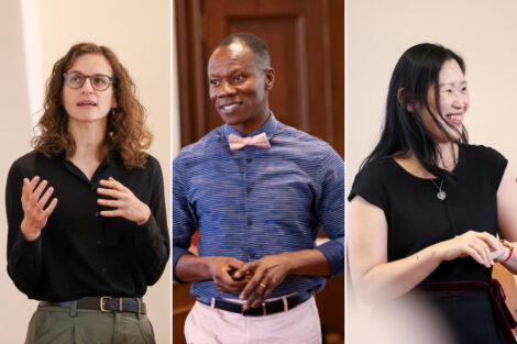 Faculty panel 5: Anna Callis, Ernest Nkansah-Dwamena, Seo-Hyun Park